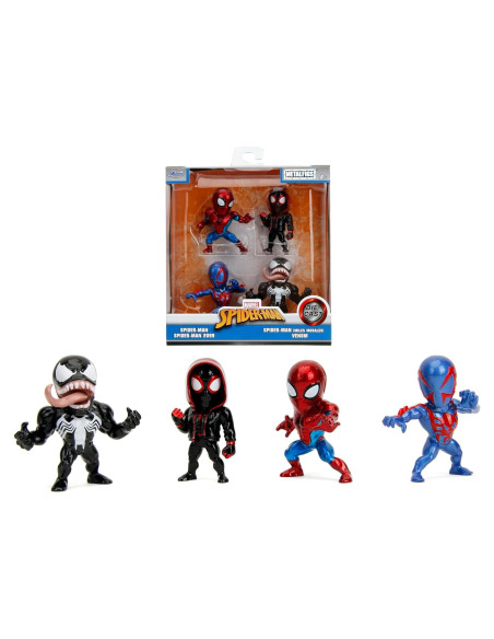 Figura de Metal Die-Cast Jada Toys Spider-Man 4-Pack 6.35 cm