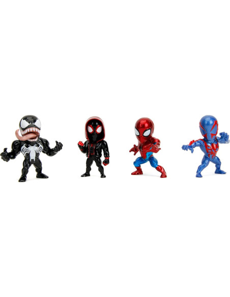 Figura de Metal Die-Cast Jada Toys Spider-Man 4-Pack 6.35 cm