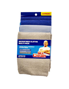 Paño de Microfibra Mr. Clean Paquete Múltiple 4 Unidades