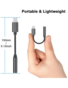 Adaptador de Jack 3.5mm Belcompany para iPhone - 2 Unidades 2