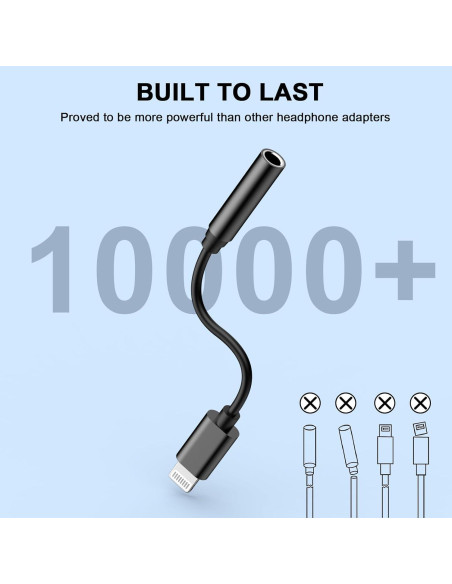 Adaptador de Jack 3.5mm Belcompany para iPhone - 2 Unidades