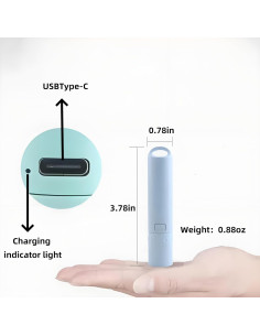 Paquete de 5 Linternas LED Recargables Darlur F6 Ultra Livianas 2