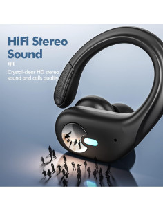 Auriculares Inalámbricos Sajawass BX30 Bluetooth 5.3 IPX7 80H 2