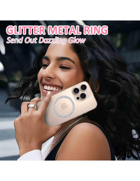 Anillos Metálicos Universales Jsoerpay para Carga Inalámbrica - Paquete de 4