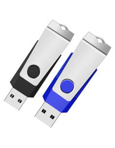 Paquete de 2 Unidades Flash USB 2.0 Wooolken 2GB con Luz LED