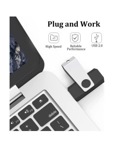 Paquete de 2 Unidades Flash USB 2.0 Wooolken 2GB con Luz LED 2