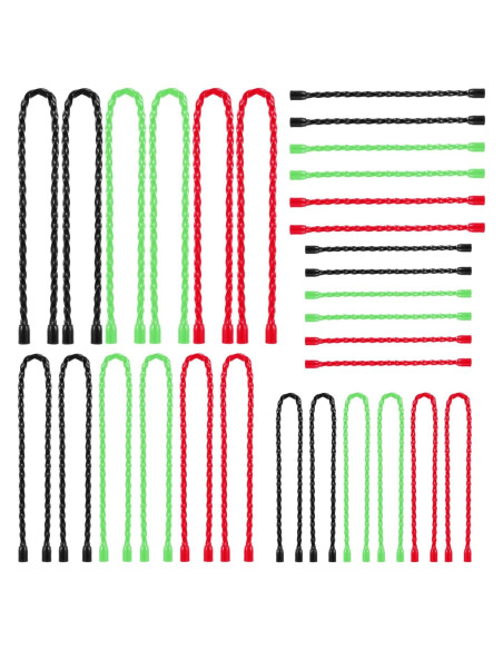 30 Bridas de Silicona Reutilizables Neyauo 10-60cm Multicolor