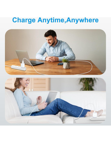 Paquete de 3 Cargadores de Pared USB-A 5W Blanco - Shenzen