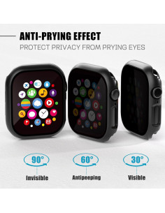 Funda de Privacidad para Apple Watch 46mm KUYUBMINYR - Negro 2