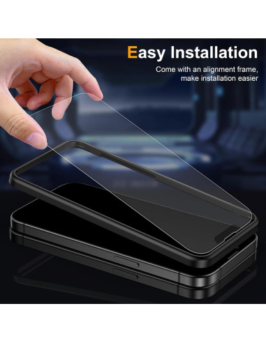Protector de Pantalla Mate Ksleri para iPhone 16e/14/13 Pro 6.1"