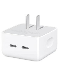 Cargador Rápido 35W USB-C Doble Puerto Longyue Blanco