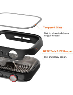 Funda Dura SPGUARD para Apple Watch Series 11/10 46mm - 2 Paquete 2