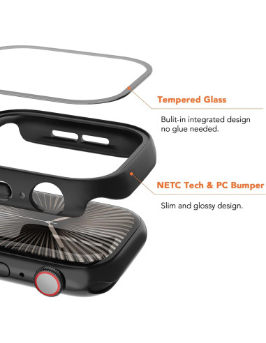 Funda Dura SPGUARD para Apple Watch Series 11/10 46mm - 2 Paquete