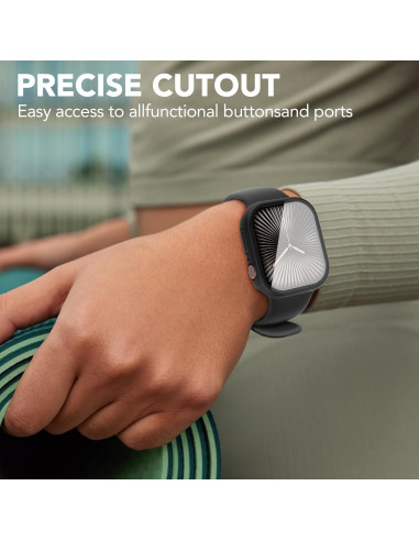 Funda Dura SPGUARD para Apple Watch Series 11/10 46mm - 2 Paquete