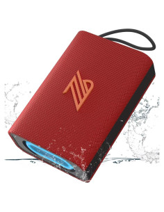 Altavoz Bluetooth Portátil ZZB WP-03C Impermeable IPX5 Rojo