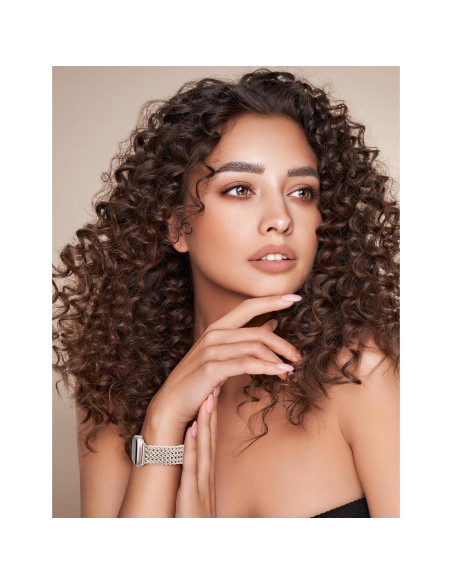 Banda de Metal Inoxidable Minyee para Apple Watch 38-49mm Mujeres