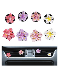 Clips de Ventilación de Flores CNTVO - 8 Pcs Decorativos