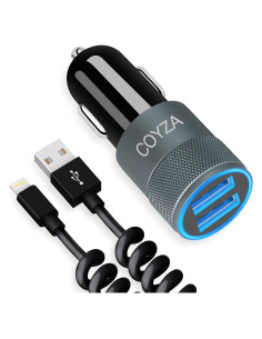 Adaptador Cargador Rápido COYZA para iPhone 3.1A USB Duales