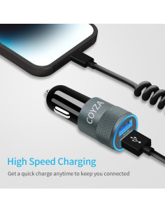 Adaptador Cargador Rápido COYZA para iPhone 3.1A USB Duales 2