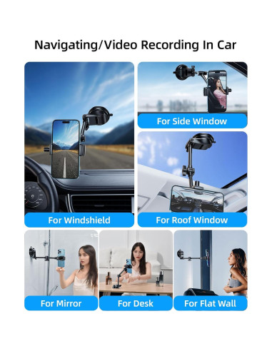 Soporte para Teléfono de Coche xuenair C26 Ajustable 4.7-7.2"