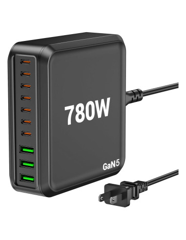 Estación de Carga Rápida 780W 10 Puertos USB C Dongguan