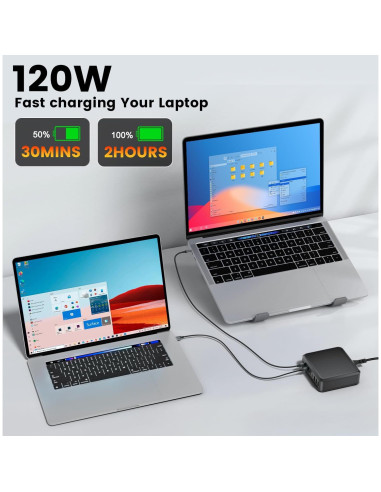 Estación de Carga Rápida 780W 10 Puertos USB C Dongguan