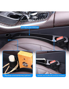 Relleno Espacio Asientos Movecup Juego de 2 Negro 2