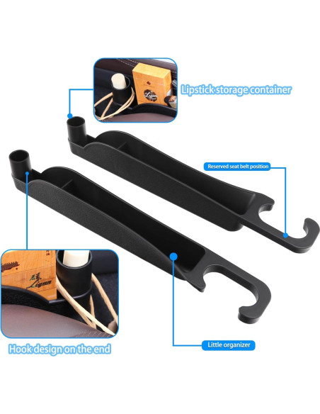 Relleno Espacio Asientos Movecup Juego de 2 Negro