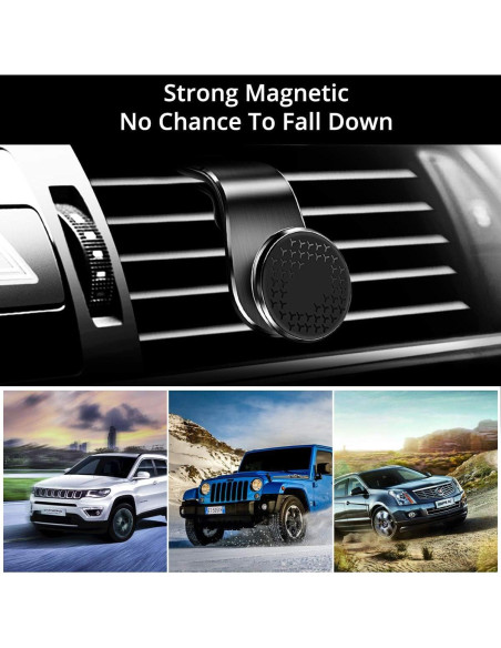 Soporte Magnético para Teléfono Kinizuxi con Rotación 360 - Negro