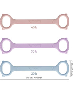 Banda de Resistencia Figura 8 RUNWE - 3 Niveles 9.07-18.14kg 2