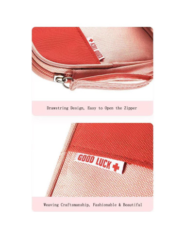 Bolsa de Primeros Auxilios Ellsang Pequeña Rosa Impermeable