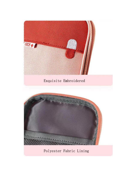 Bolsa de Primeros Auxilios Ellsang Pequeña Rosa Impermeable