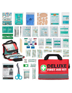 Kit de Primeros Auxilios SuccorWare 380 Piezas Compacto Rojo