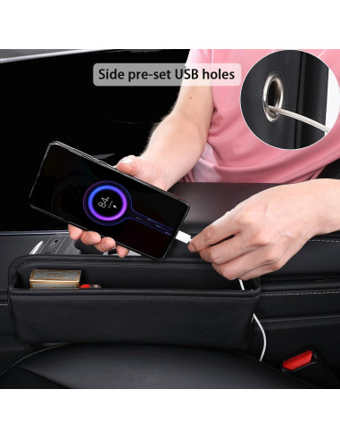 Organizador de Relleno COPOZZ para Espacio entre Asientos - Negro