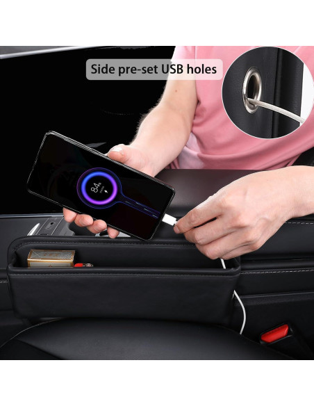 Organizador de Relleno COPOZZ para Espacio entre Asientos - Negro