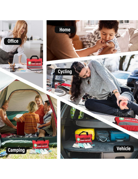 Kit de Primeros Auxilios SuccorWare 380 Piezas Compacto Rojo