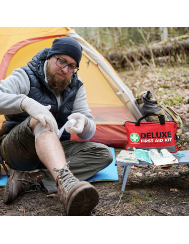 Kit de Primeros Auxilios SuccorWare 380 Piezas Compacto Rojo