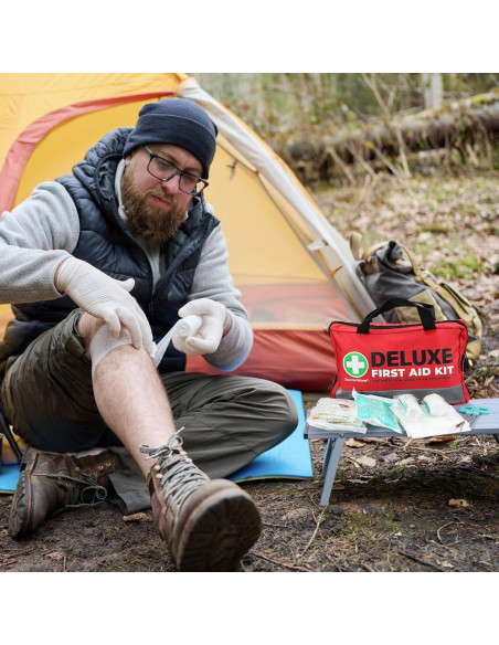 Kit de Primeros Auxilios SuccorWare 380 Piezas Compacto Rojo