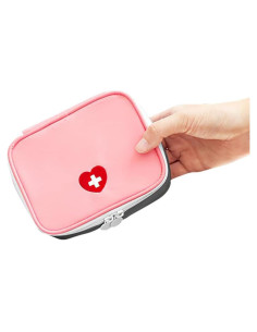Estuche Duro de Primeros Auxilios GLEAVI Rosa 13x10cm
