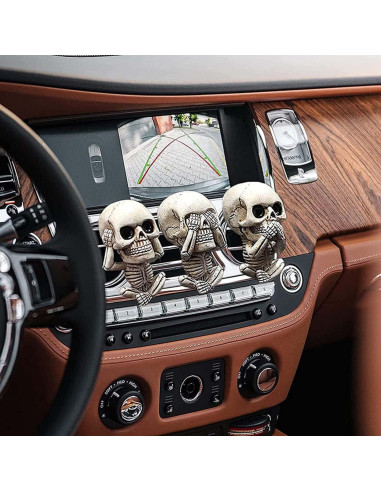 Ambientadores de Coche Calavera Sufuny con 6 Almohadillas