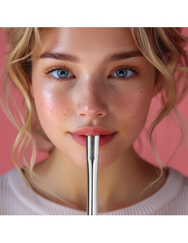 Popotes Reutilizables NiHome 30.48cm Acero Inoxidable 6 Piezas