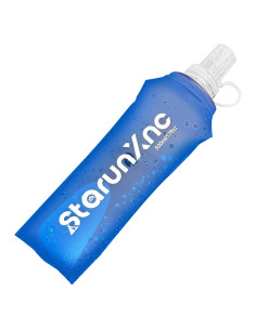 Botella de Agua Plegable StarunXnc 500ml Azul Deportiva