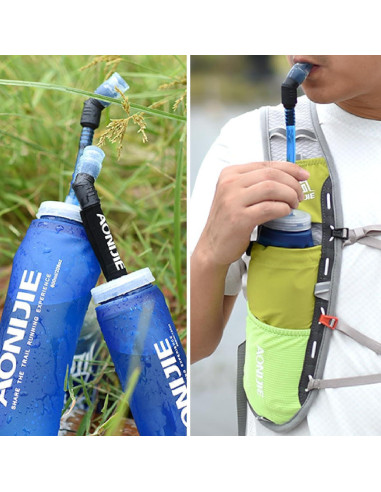 Botella de Agua Plegable YAPJEB Soft Flask 250ml TPU BPA Free