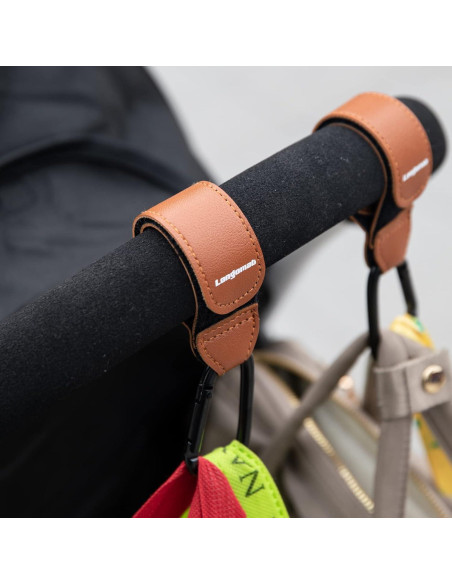 Ganchos Universales para Cochecito Longomat - 4 Pack Ajustables