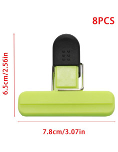 Clip de Sellado Fuerte Anphly - 8 Piezas para Alimentos 2