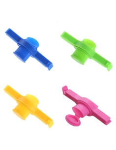 Paquete de 4 Clips de Sellado NentMent con Boquilla para Verter