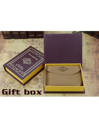 Cartera Bifold de Cuero Admetus con Bloqueo RFID para Hombres