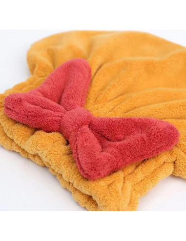 Toallas Turbante para Cabello ccHuDE 4 Pcs Microfibra Absorbentes