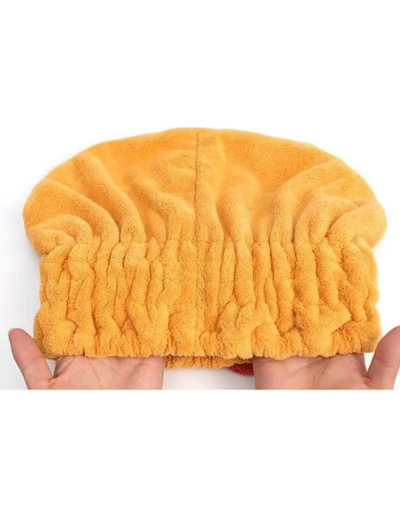 Toallas Turbante para Cabello ccHuDE 4 Pcs Microfibra Absorbentes