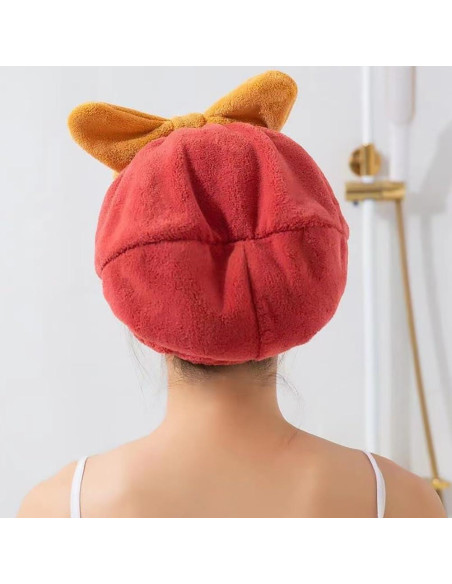 Toallas Turbante para Cabello ccHuDE 4 Pcs Microfibra Absorbentes